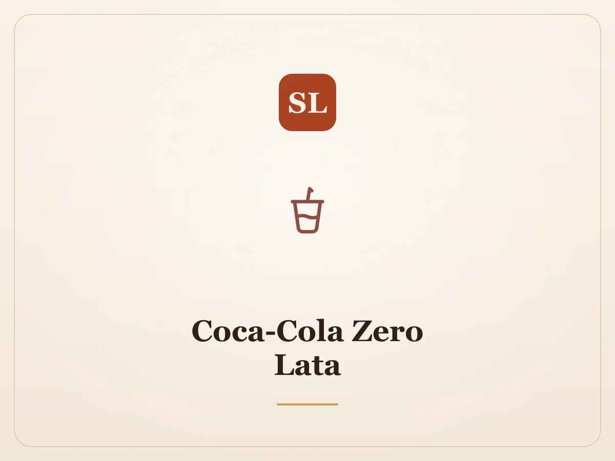 Coca-Cola Zero Lata