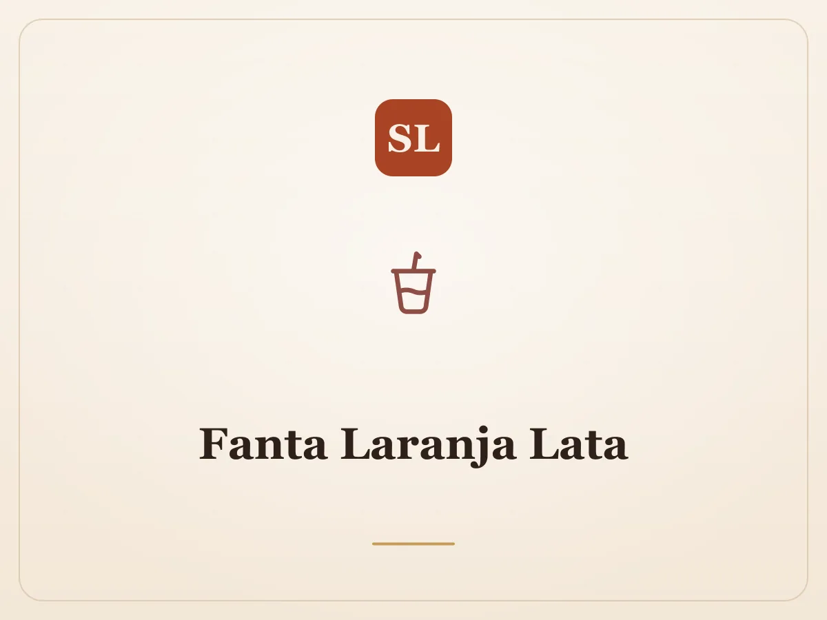 Fanta Laranja Lata